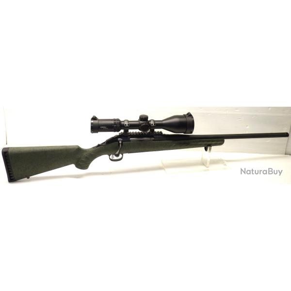 PACK CARABINE GLENFIELD MODELE A CAL.30-06 CANON FILETE DE 51CM - 4 COUPS + LUNETTE 3-12 X 56