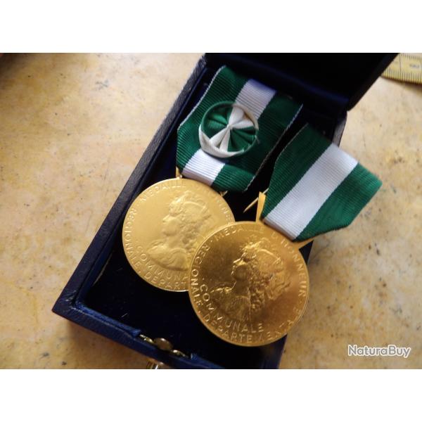 m�daille honneur communale  regionale d�partementale boite chevalier officier 1992 2000