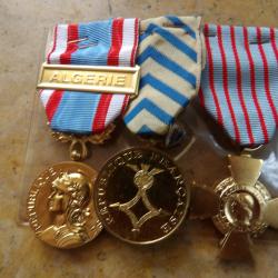 m&eacute;daille maintien ordre Alg&eacute;rie croix combattant reconnaissance nation Afrique du Nord +ins FNACA
