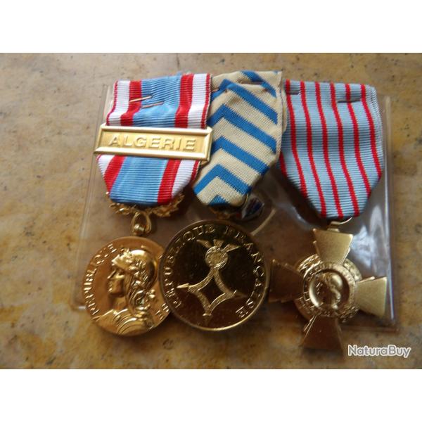 m�daille maintien ordre Alg�rie croix combattant reconnaissance nation Afrique du Nord +ins FNACA