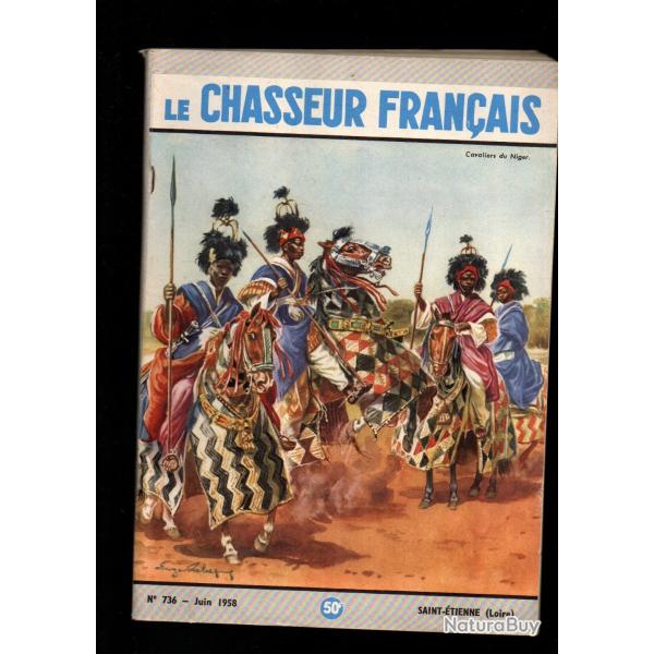 le chasseur fran�ais 736 1958,  chasse , p�che , maison, sant�, manufrance , jardinage , �levage ,