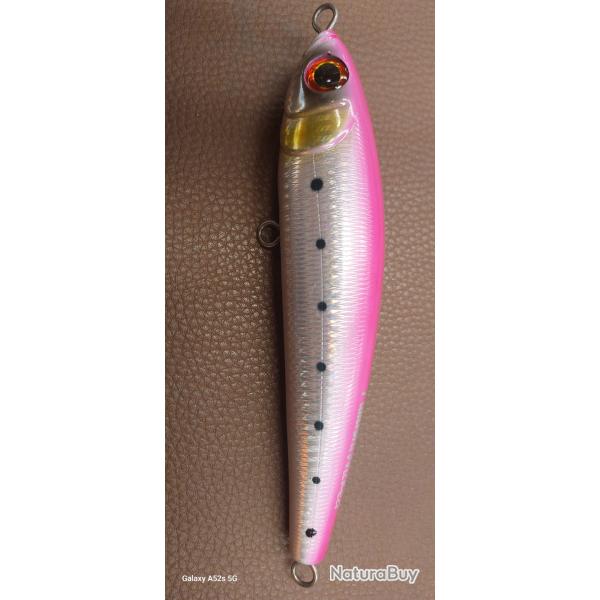 leurre brais modele stickbait pandora wicked 160S plongeant rose argent:21 euros au lieu de 29