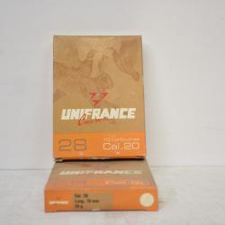 20 Cartouches Calibre 20 Unifrance N&deg;8 28G BJ