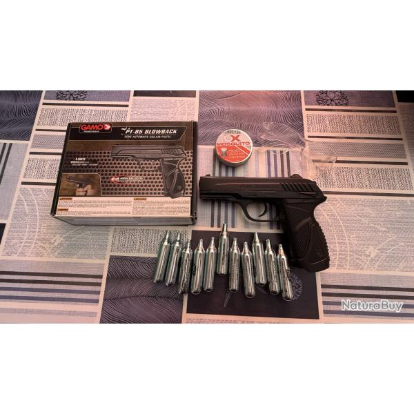 Pistolet GAMO PT 85 Blowback Semi-Auto Co2
