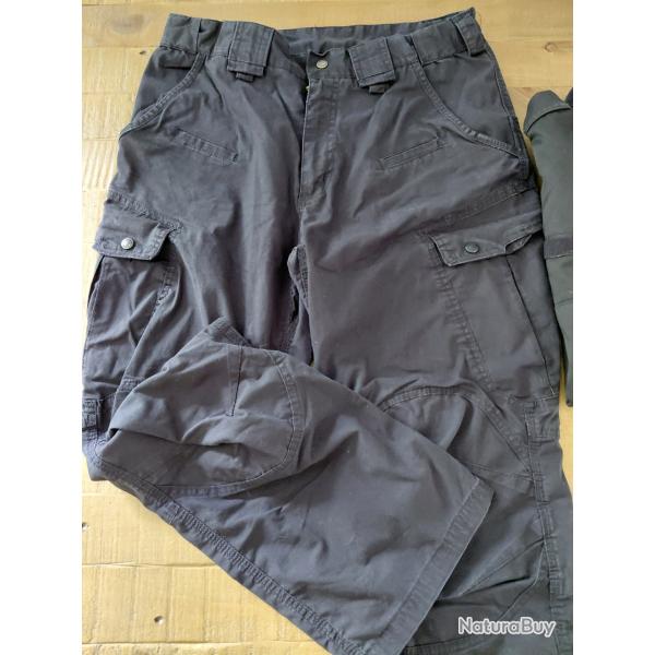 Pantalon et veste tactique noir  taille L