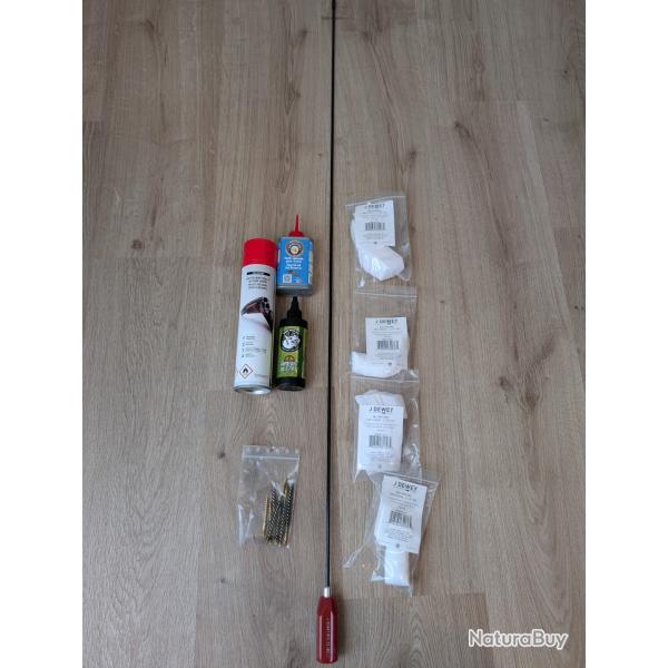 Kit entretien 22lr avec baguette Dewey