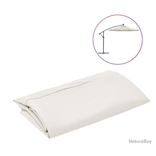 Toile rechange parasol d�port� polyester sable 350 cm anti UV