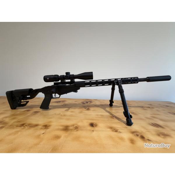 RUGER Precision Rimfire cal. .22 LR - Pack complet pr�t � tirer.