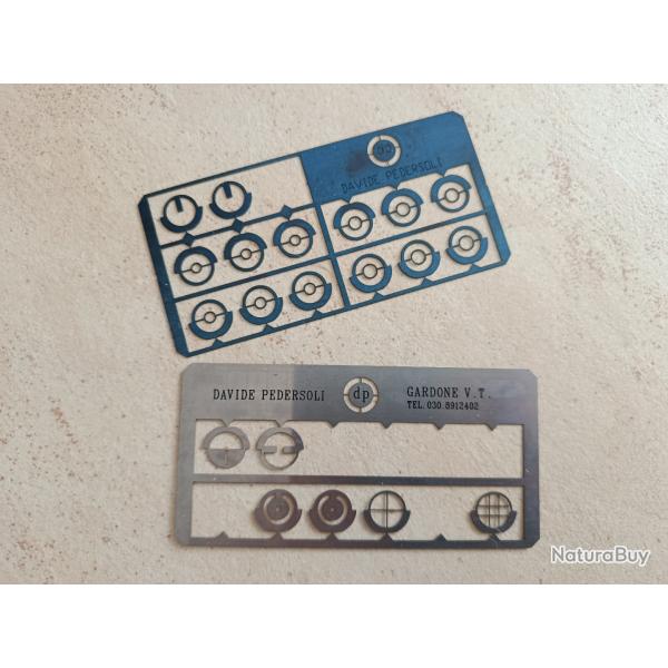Inserts  pour guidon � tunnel (Pedersoli)
