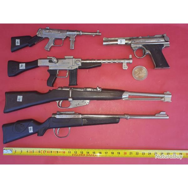 Lot de 5 armes Jouet longues miniatures Rodondo Echelle 1/5
