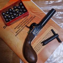 Derringer Liegi Pedersoli Poudre Noire cal. 44 monocoup
