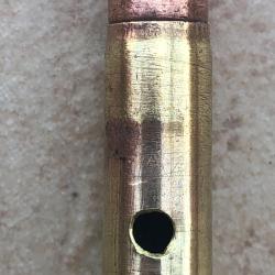 CARTOUCHE MUNITION BALLE DE REVOLVER mod&egrave;le 1892 92 8 mm Neutralis&eacute;e perc&eacute;e percut&eacute;e inerte ww2 1929