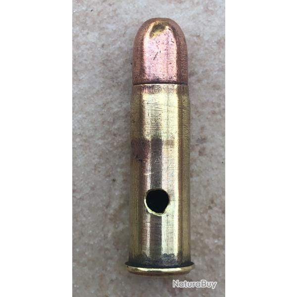 CARTOUCHE MUNITION BALLE DE REVOLVER mod�le 1892 92 8 mm Neutralis�e perc�e percut�e inerte ww2 1929
