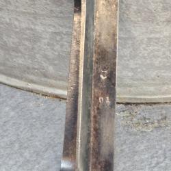 Planchette &eacute;l&eacute;vatrice Mauser 98 usin&eacute;e num&eacute;ro 01