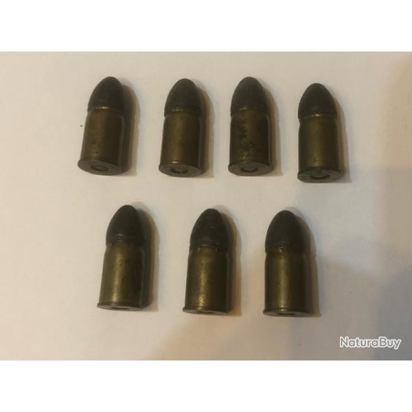 7 anciennes cartouches GG 11 mm pour Mod�le 1873