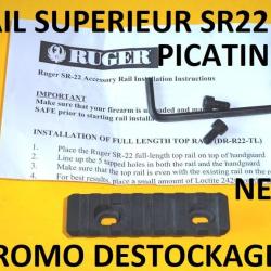 rail superieur sur&eacute;lev&eacute; PICATINNY pour RUGER SR22 RUGER SR-22 - VENDU PAR JEPERCUTE (b14808)