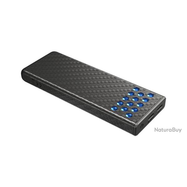 NITECORE - Batterie externe en carbone CARBO 10000 G2 Bleue - 10000mAh