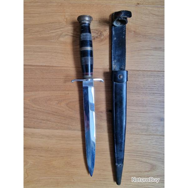 Rare Poignard Commando Infanterie SABATIER INOX - Mod�le 1953 Alg�rie / Indochine - �tat Exceptionne