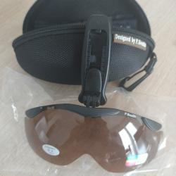Lunettes de tir avec montage sur visi&egrave;re de casquette neuves