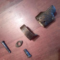 Lot de bagues et vis pour fusil d'infanterie Dreyse Mle 1862.