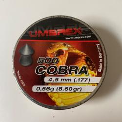 Plomb 4.5 cobra t&ecirc;te pointu