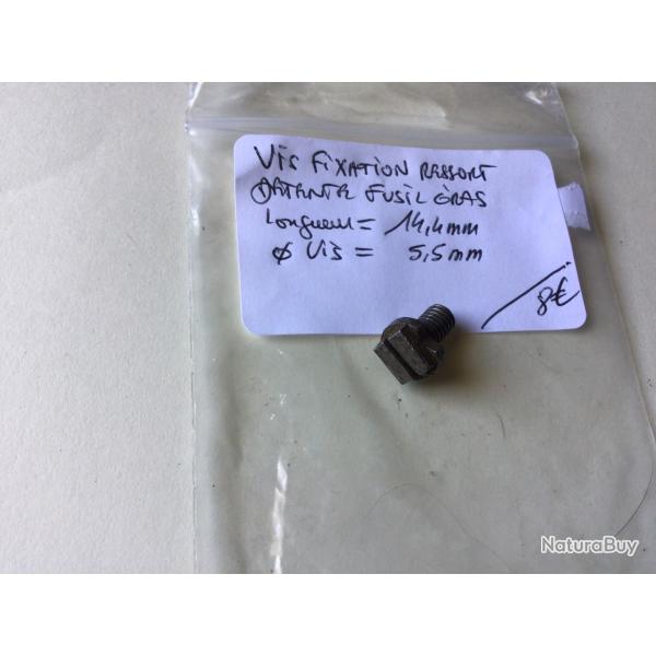 VENDU PAR LE-CUIRASSIER VIS DE FIXATION RESSORT DE DETENTE FUSIL GRAS