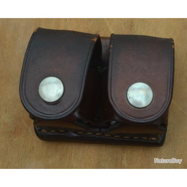 Double �tui speed loader Cuir