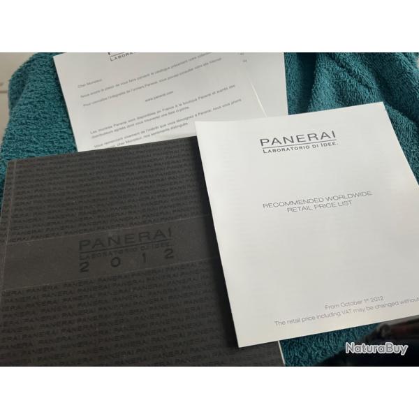 catalogue panerai 2012 montres en fran�ais, 160 pages