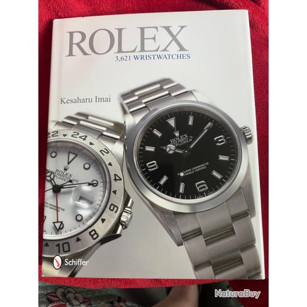 Livre Rolex 3,621 wristwatches, Kesharu Imai, 225 pages