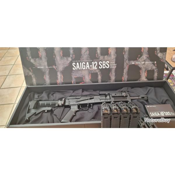 Sa�ga 12 SBS gaz Tokyo-Marui + 6 chargeurs et ceinture tactique