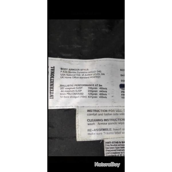 Gilet balistique britannique