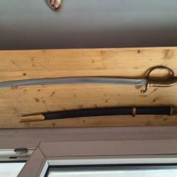 Sabre d&eacute;coratif russe "Pour la bravoure" avec fourreau