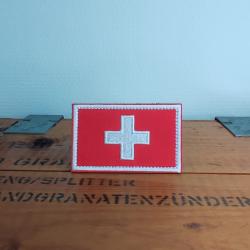 Patch brod&eacute; &eacute;cusson drapeau Suisse