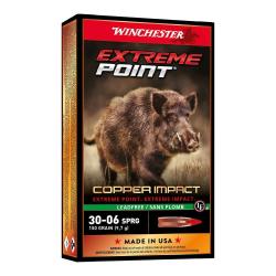 Cart 30-06 Extreme Point bte 20 sans plomb Winchester 150 Grains