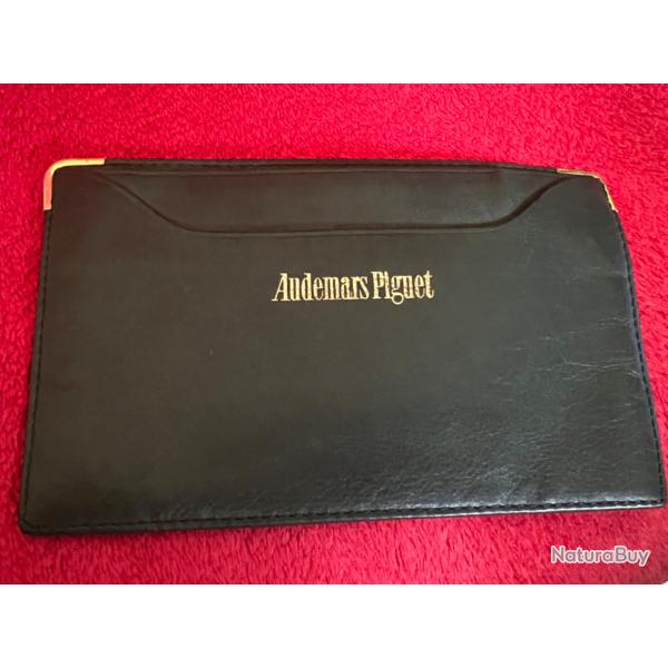 Audemars Piguet vintage green wallet for watch documents