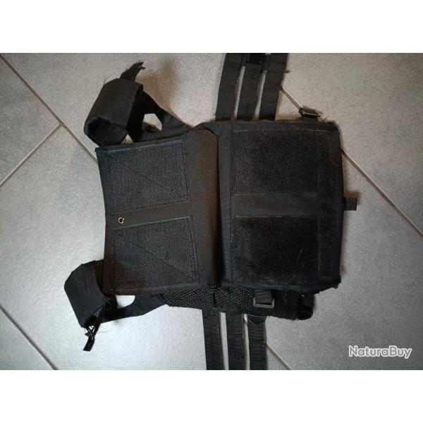 Gilet port� plaque type crye