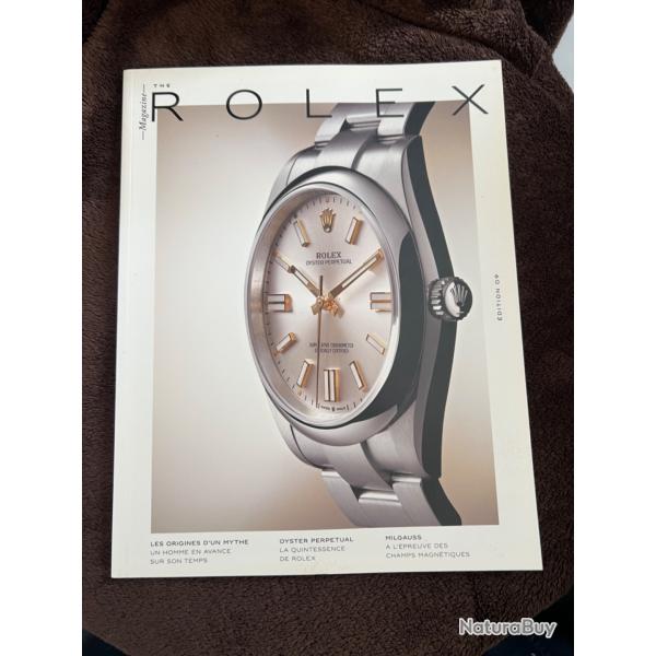 The Rolex magazine edition 09, origines du mythe, oyster perpetual, milgauss,...