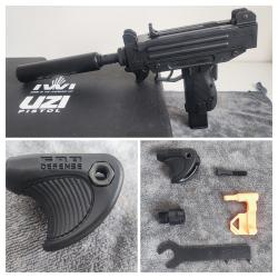 Micro Uzi IWI avec silencieux Atec Wave 22lr