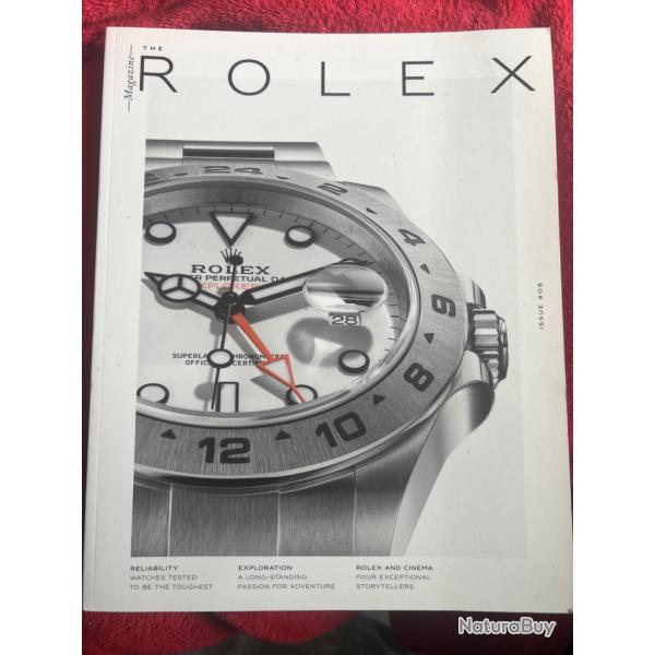 The Rolex magazine �dition 08 showing Explorer II, en anglais