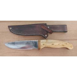 couteau lame fixe artisanal