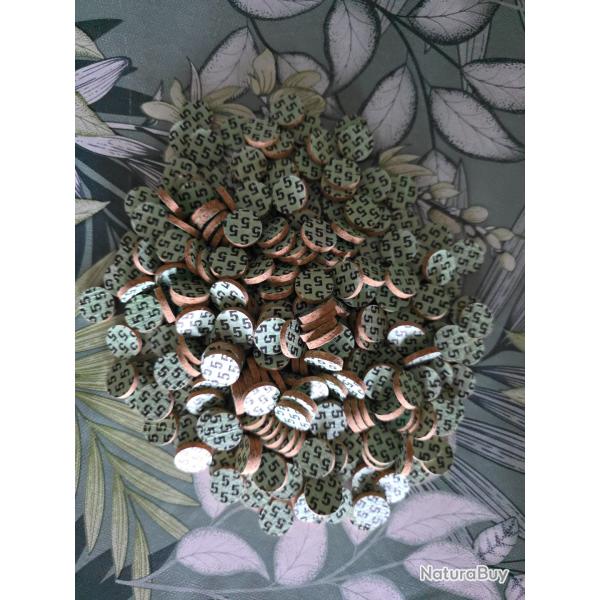 1 lot de 300  rondelles de fermeture liege  cal 16