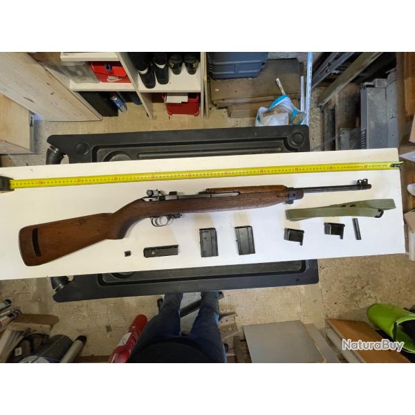 Carabine usm1 underwood 30 carbine cat C avec 2 chargeur 10 coups