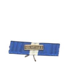 (135.001) Barrette Dixmude - M&eacute;daille OTAN Non-Article 5 pour les Balkans