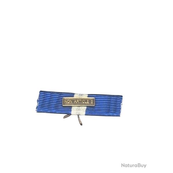 (135.001) Barrette Dixmude - M�daille OTAN Non-Article 5 pour les Balkans