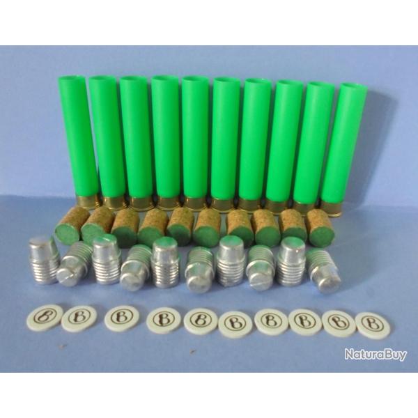 LOT DE RECHARGEMENT CAL.410 BALLE 210 GRAINS ( 13,90 grammes ) N�1