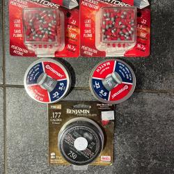 Lot plomb calibre 5,5