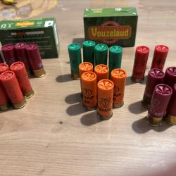 lot de 44 cartouches calibre 12