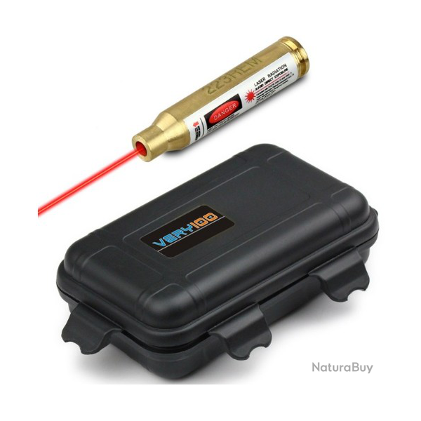 BALLE LASER DE REGLAGE CAL 223 REM + COFFRET ETANCHE DE RANGEMENT (2)