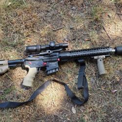 Carabine 300 BLK RA15 - Action lin&eacute;aire - LPVO Vortex Strike Eagle 1-8 - Silencieux Stalon - Cat C