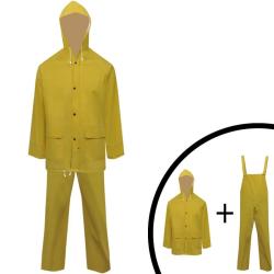 Combinaison de pluie 2 pcs imperm&eacute;able r&eacute;sistant &agrave; capuche XXL